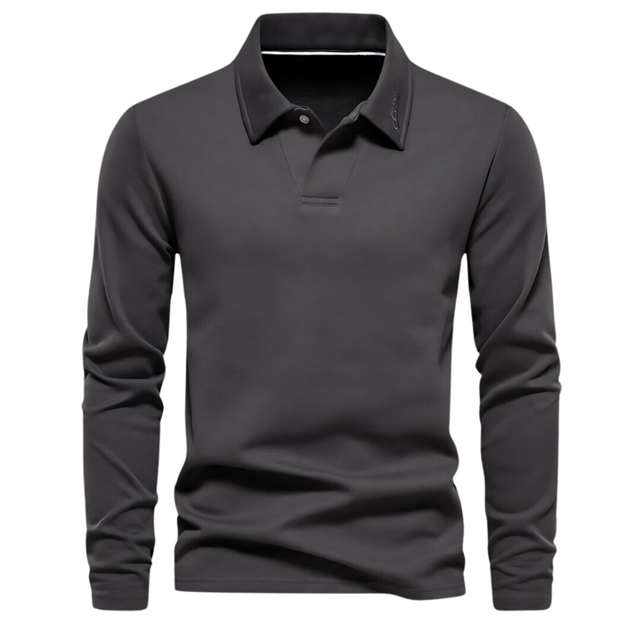 Levoire | Polo Décontracté Pour Hommes Gris foncé