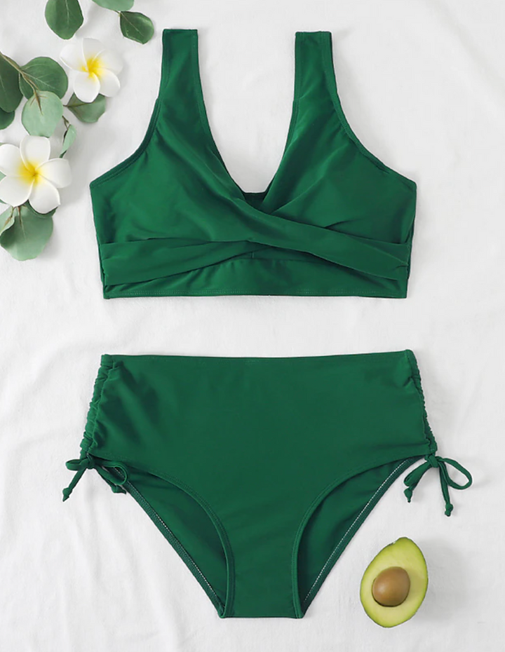 Levoire | Femmes Ensemble de Bikini Tendance 2 Pièces pour l'Été pour Femmes Vert
