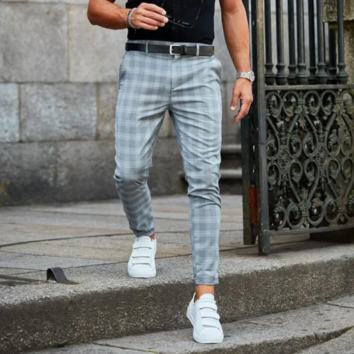 Levoire | Chinos Chics Pour Hommes Bleu