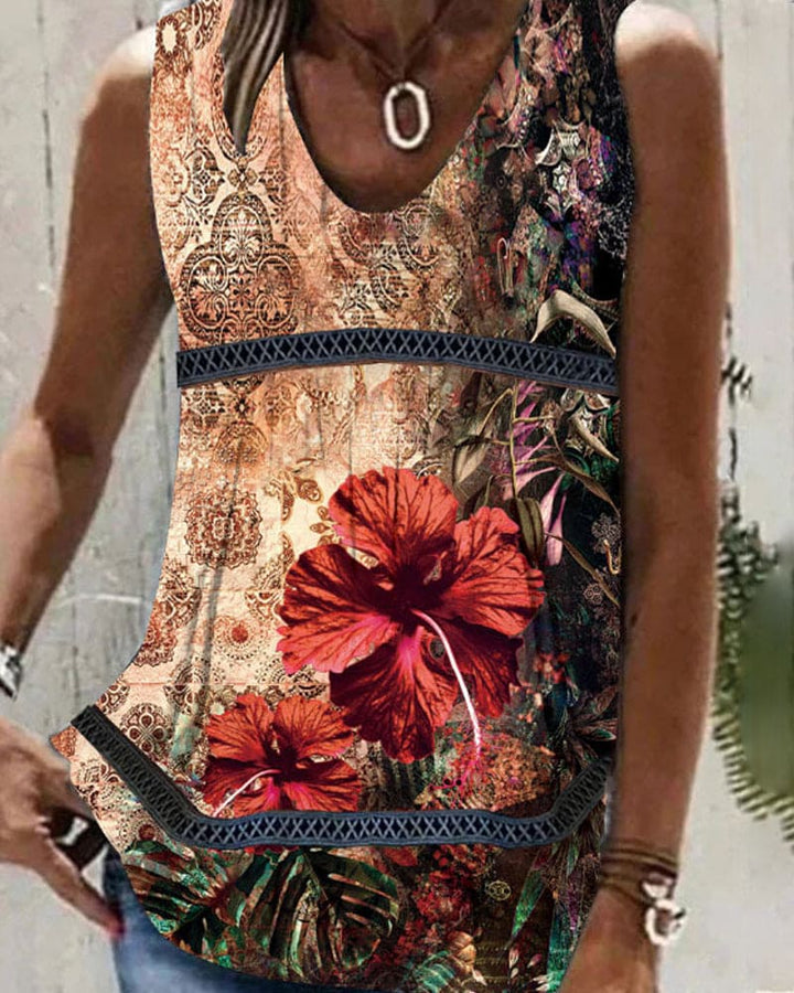 Levoire | Femme Blouse À Imprimé Floral Rot