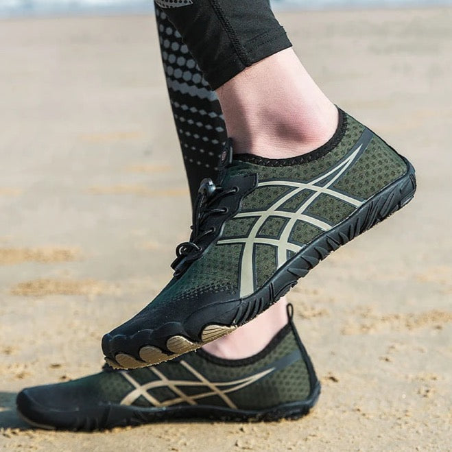 Levoire | Chaussures Légères Imperméables De Sport À Semelle Basse Pour Un Confort Optimal Des Pieds Vert