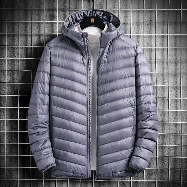Levoire | Bomber Jacket Hommes Casual Look Gris