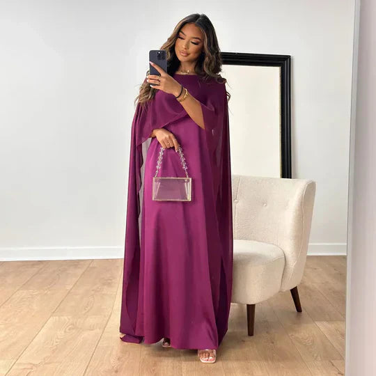 Levoire | Robes Longues Pour Femmes En Satin Violet
