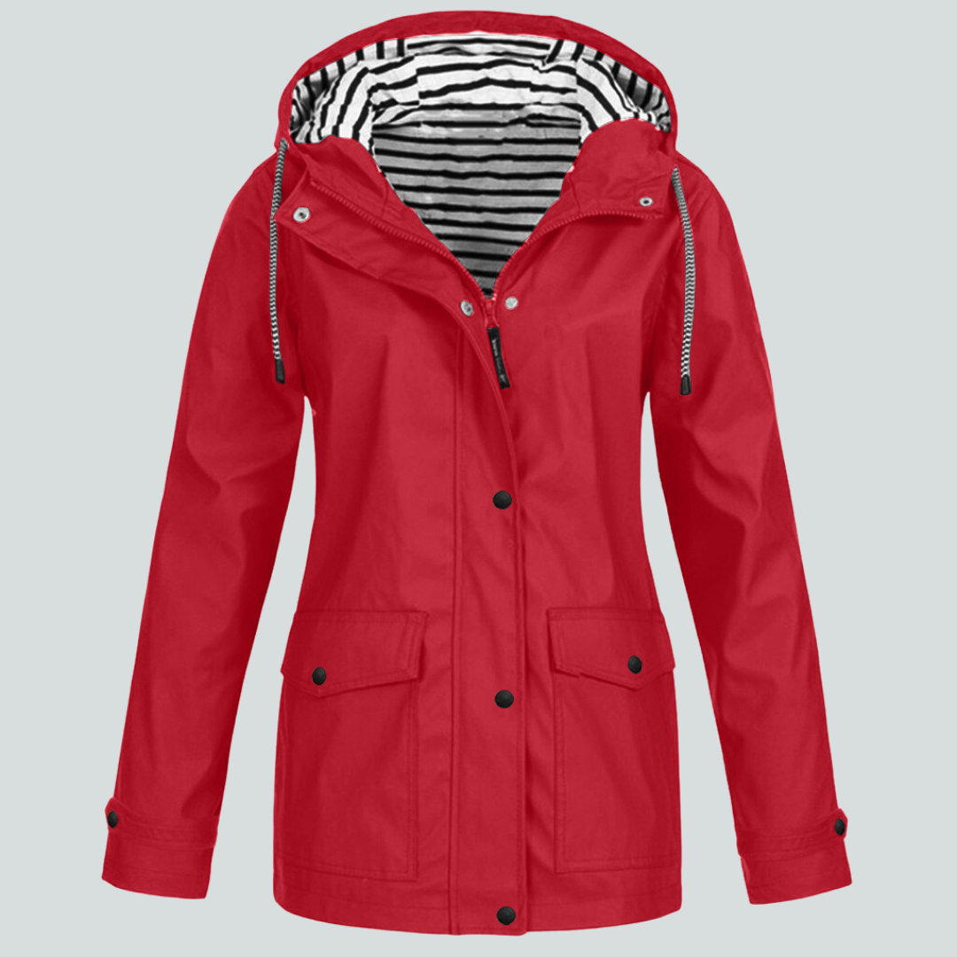 Levoire | Veste De Vent Élégante Rouge (Seulement 8 unités disponibles)