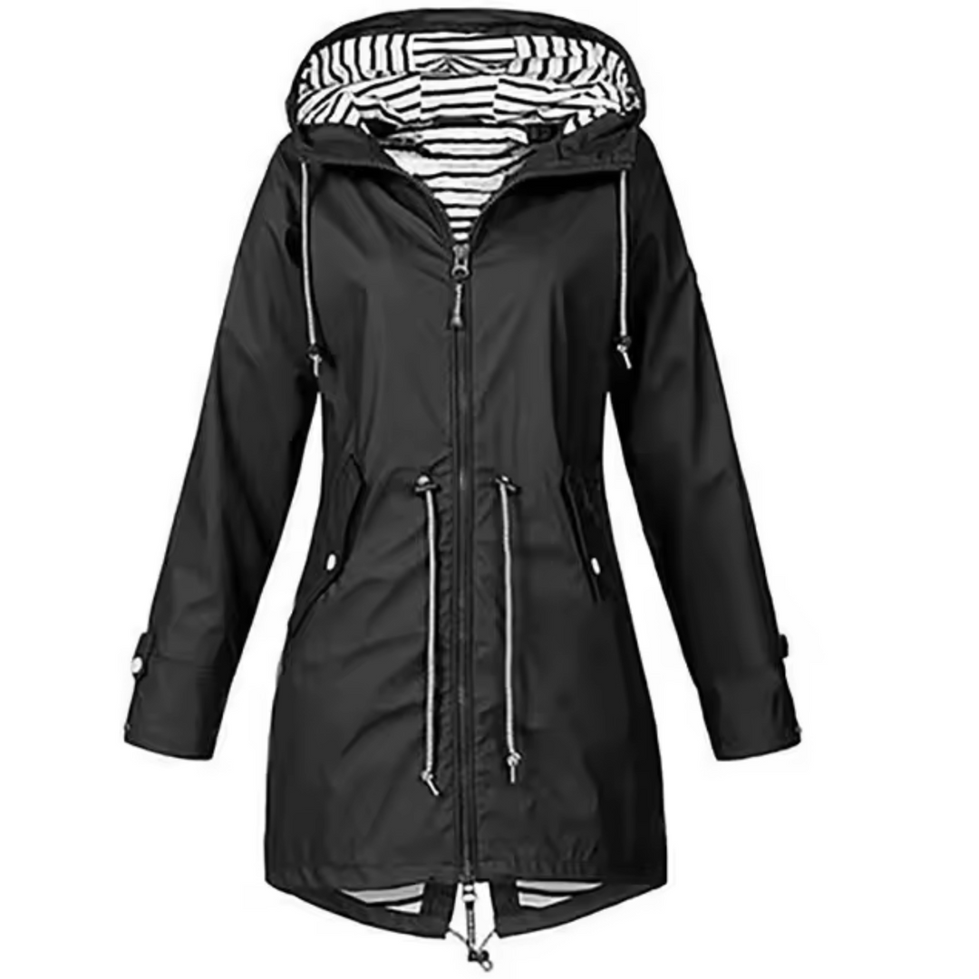 Levoire | Veste À Capuche Imperméable Noir