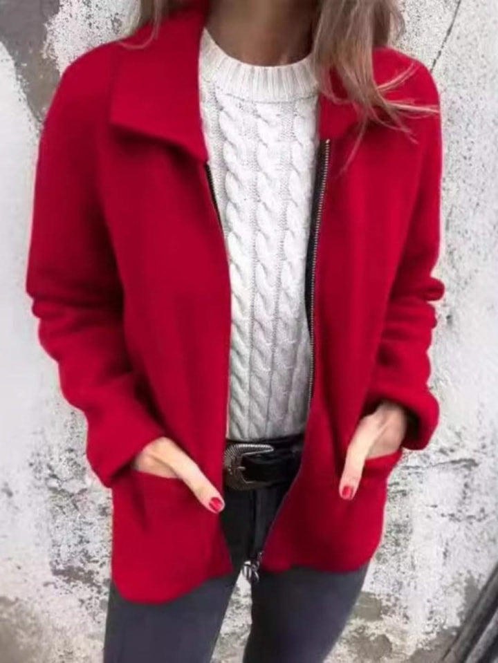 Levoire | Unicolor En Laine Pour Femmes Élégance Et Confort Pour L'Automne Et Rot