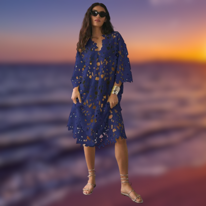 Levoire | Robe d'été de plage Blu Notte