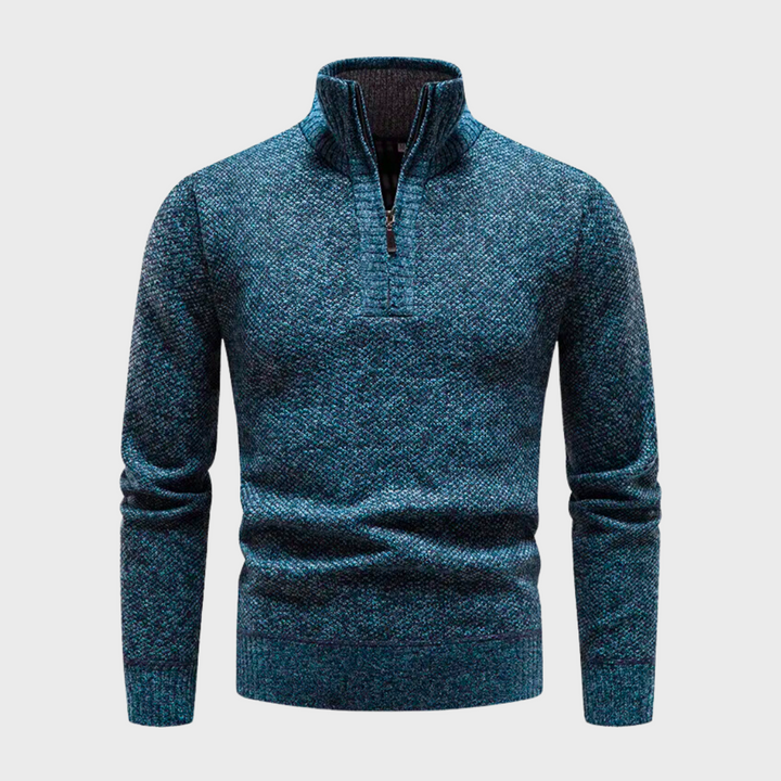 Levoire | Pull En Stretch Chaud Bleu