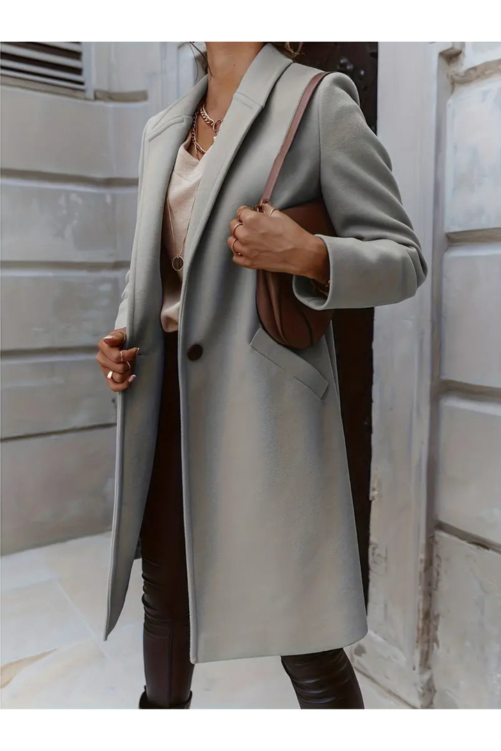 Levoire | Chauffant Manteau FR Femmes Long Gris