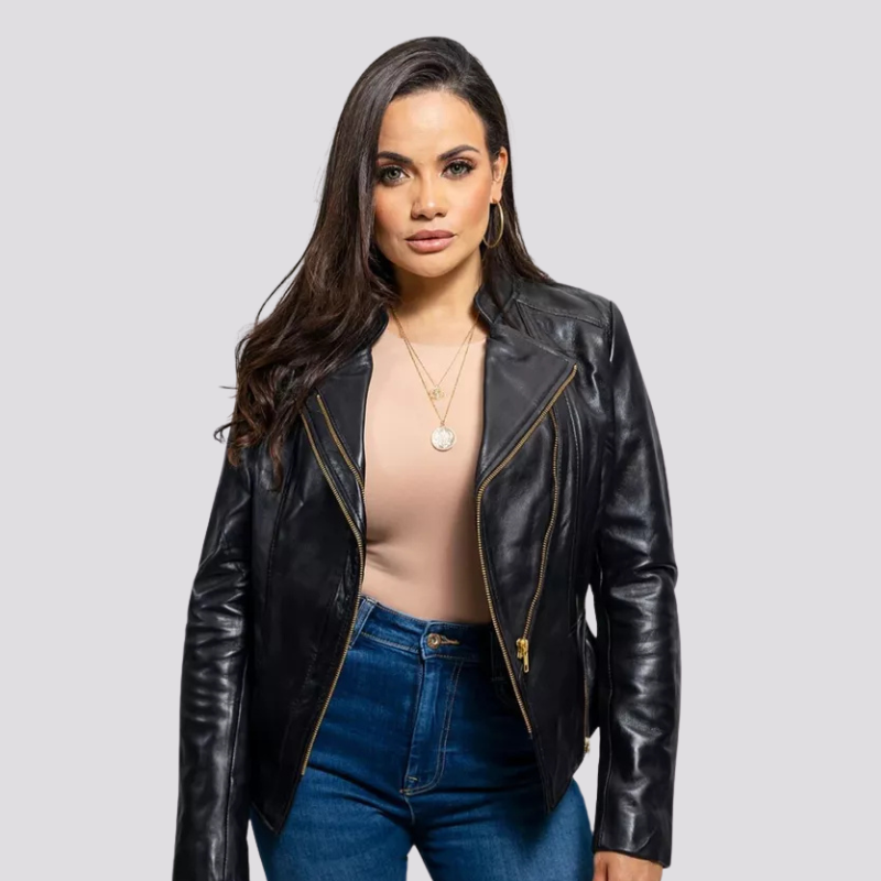 Levoire | Veste Légère En Cuir Élégante