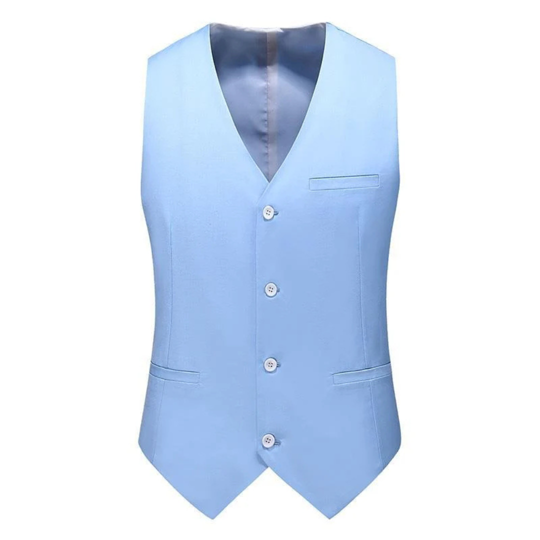Levoire | Costume Levoire | Gilet Pour Invités De Mariage - Deux Pièces Bleu Ciel