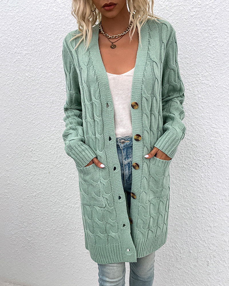 Levoire | Manteau D'Hiver Simple Et Chic Vert
