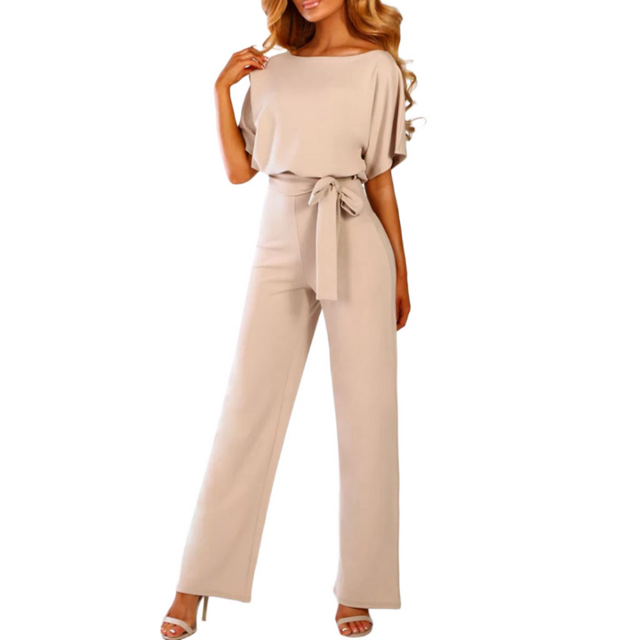 Levoire | Femmes Élégant Combinaison Beige