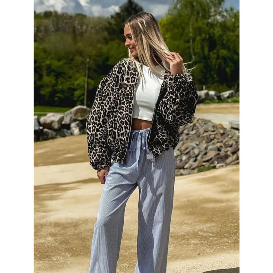 Levoire | Veste Bomber À Motif Léopard