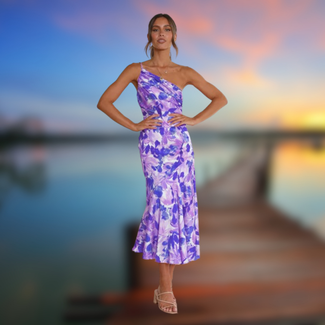 Levoire | Robe élégante à épaule unique Viola
