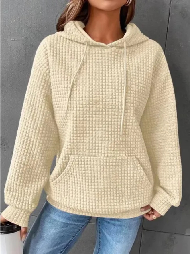 Levoire | Pull à capuche chaud pour femmes chaud Beige