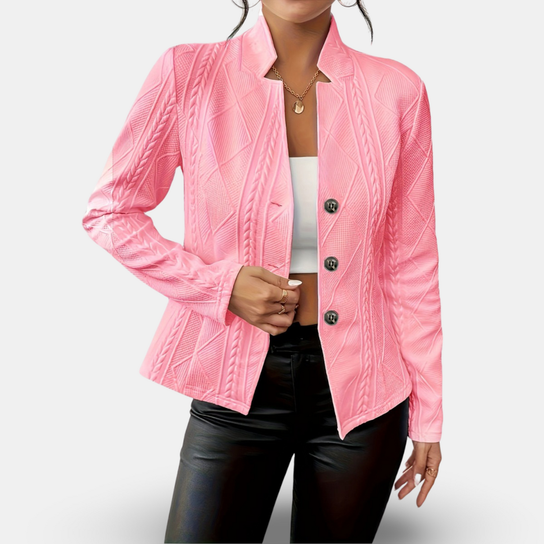 Levoire | Veste Ajustée Élégante Et Polyvalente Rose