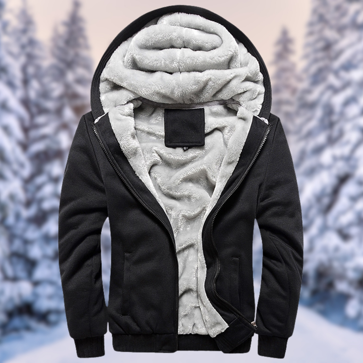 Levoire | Veste d'hiver avec intérieur doux Nero
