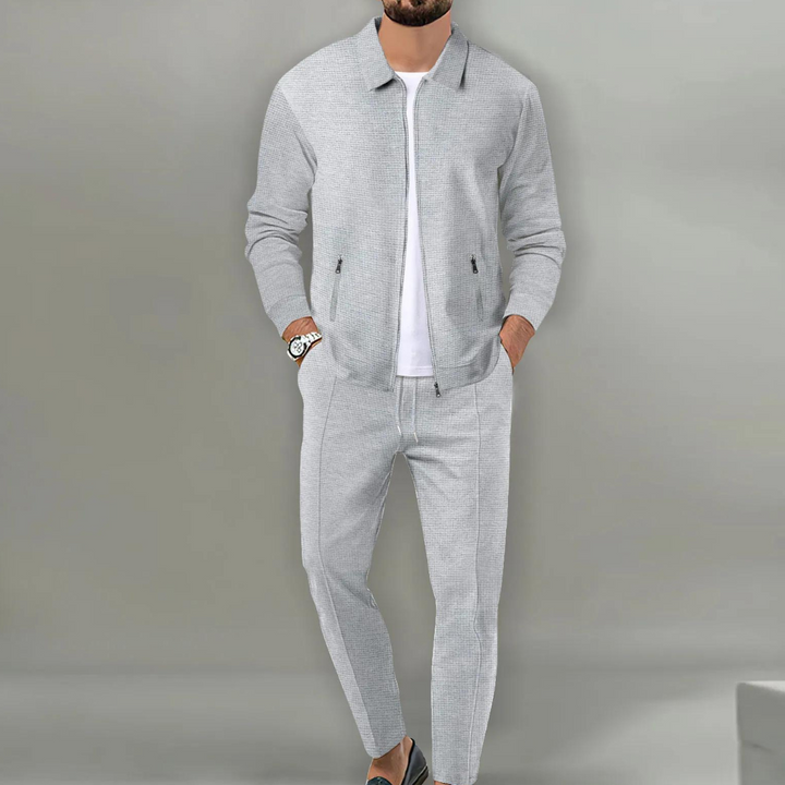 Levoire | Élégant Ensemble Deux Pièces Pour Hommes Gris