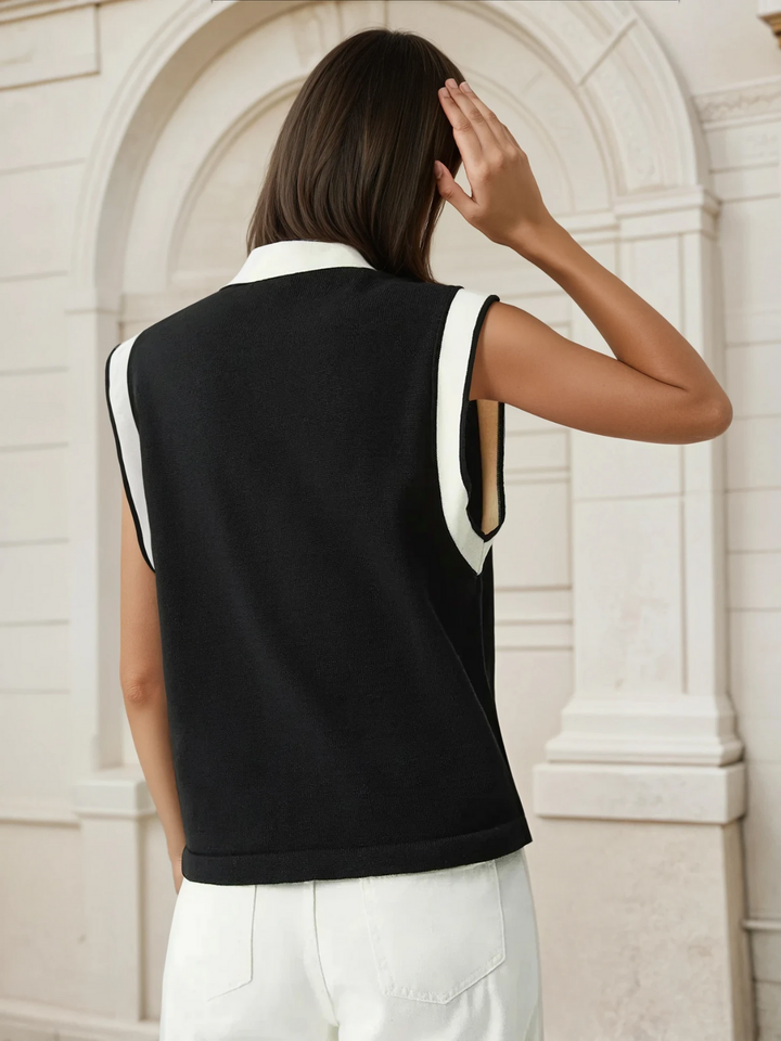 Levoire | Pull-Over Panneau Contrasté Gilet