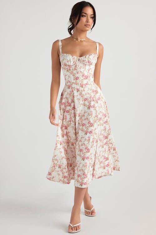 Levoire | Robe élégante à motifs floraux