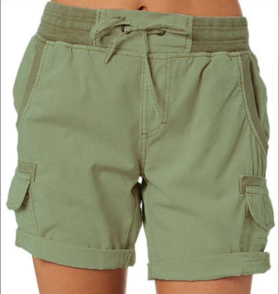 Levoire | Short Cargo Utility Femme Pantalon Court Vert