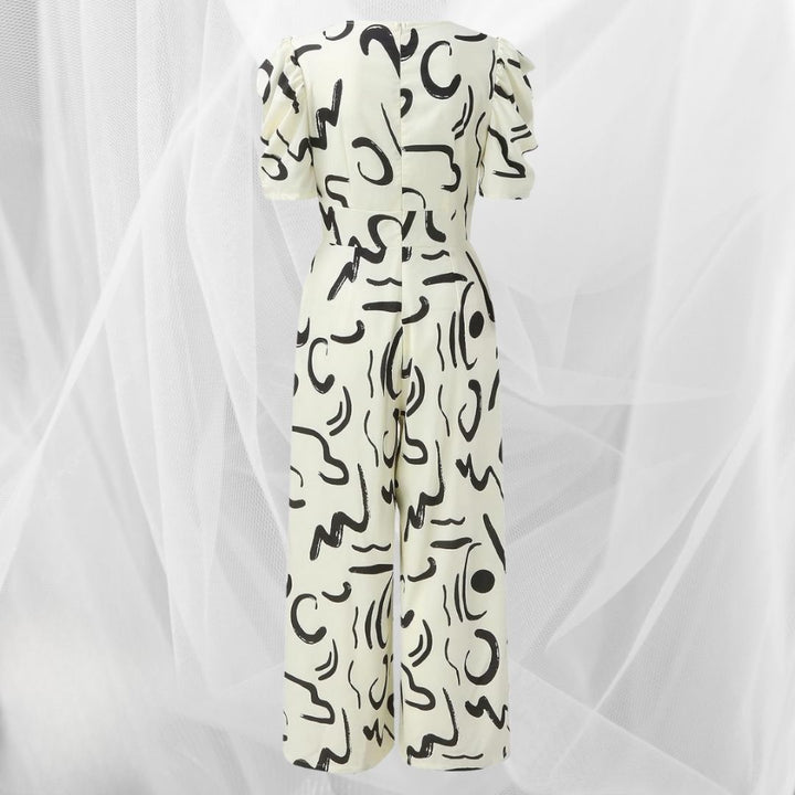 Levoire | Robe Décolleté V Imprimé Stylé