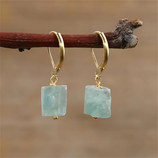 Levoire | Boucles D'Oreilles En Cristal Givré Or 3 cm