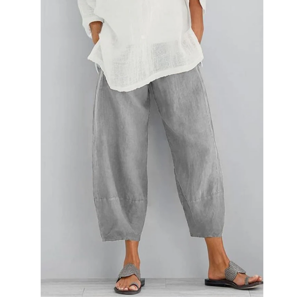 Levoire | Pantalons En Lin Gris