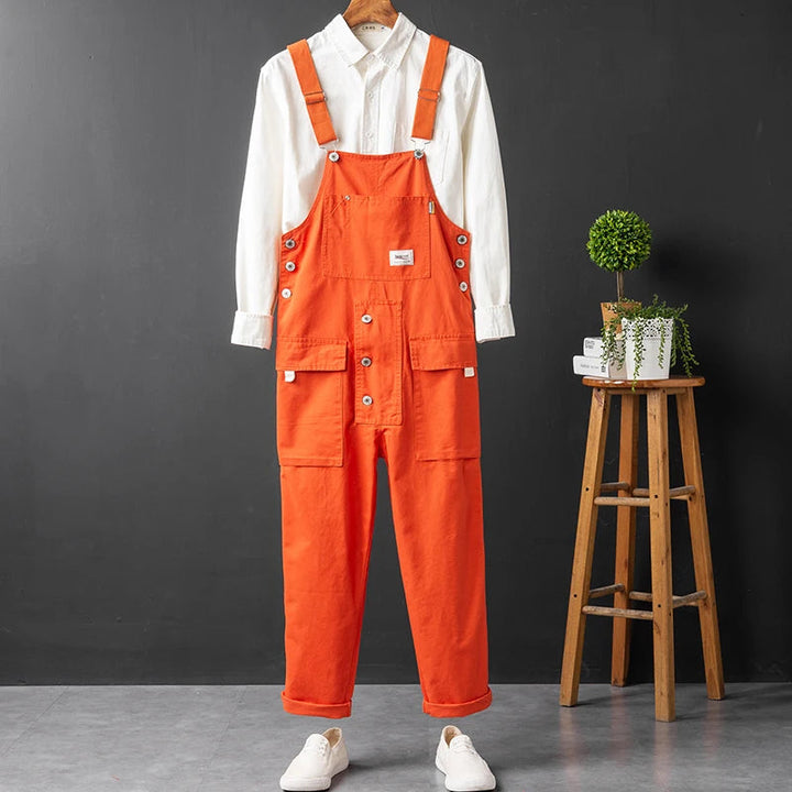 Levoire | Salopette Cargo pour Hommes Orange