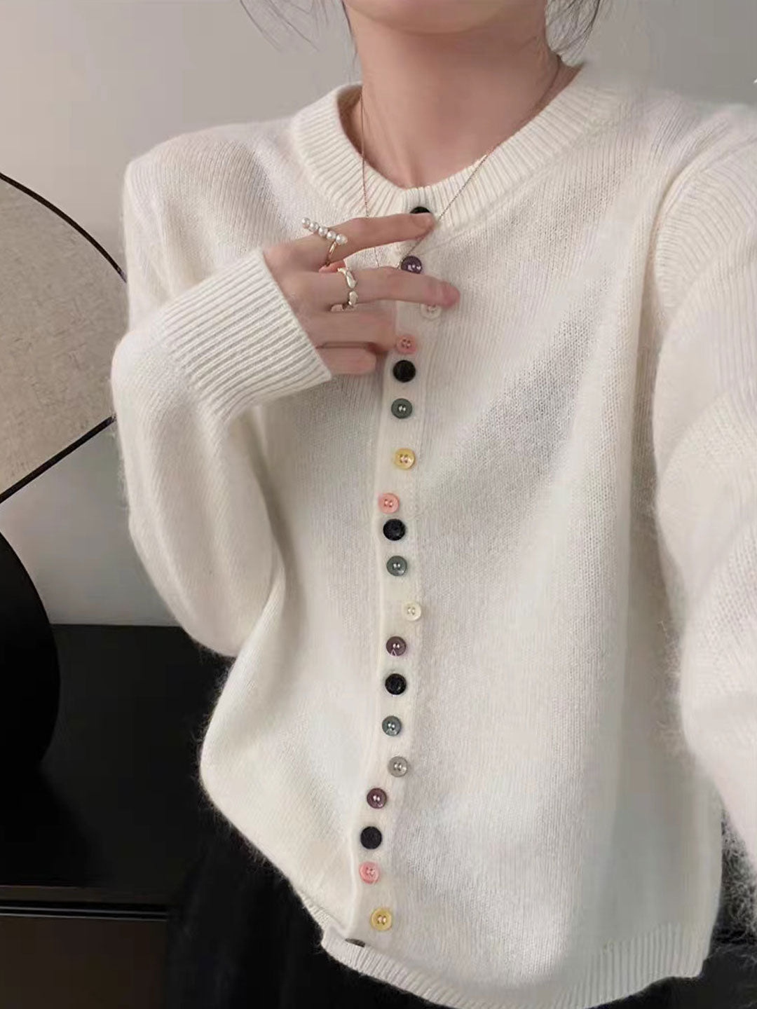 Levoire | Pull en tricot confortable à porter Blanc