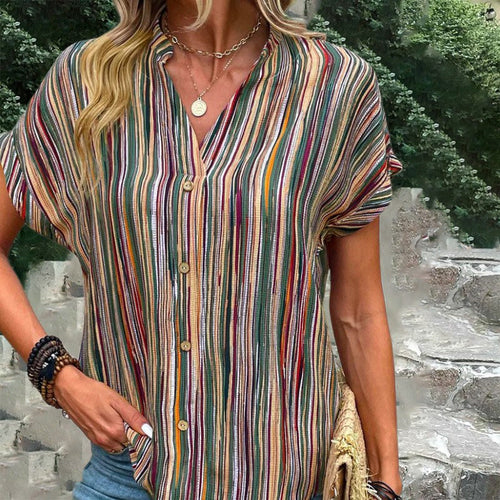 Levoire | Chemise À Rayures Décontractée
