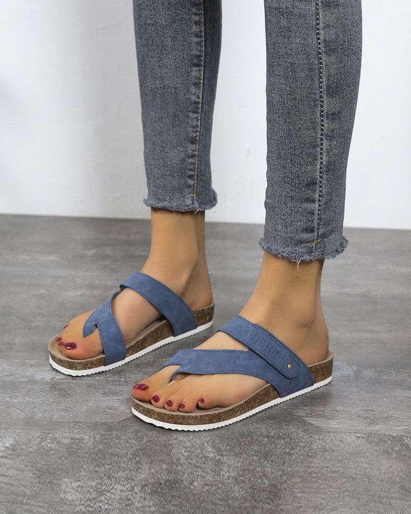 Levoire | Sandales En Cuir Confortables Gris