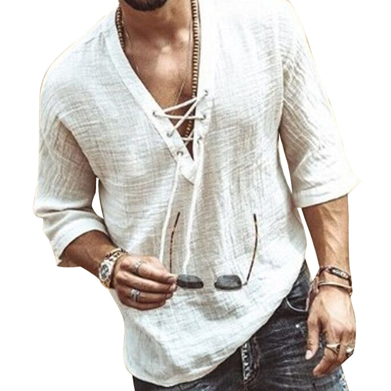 Levoire | Chemise d'été pour hommes Une chemise élégante et aérée pour hommes Blanc