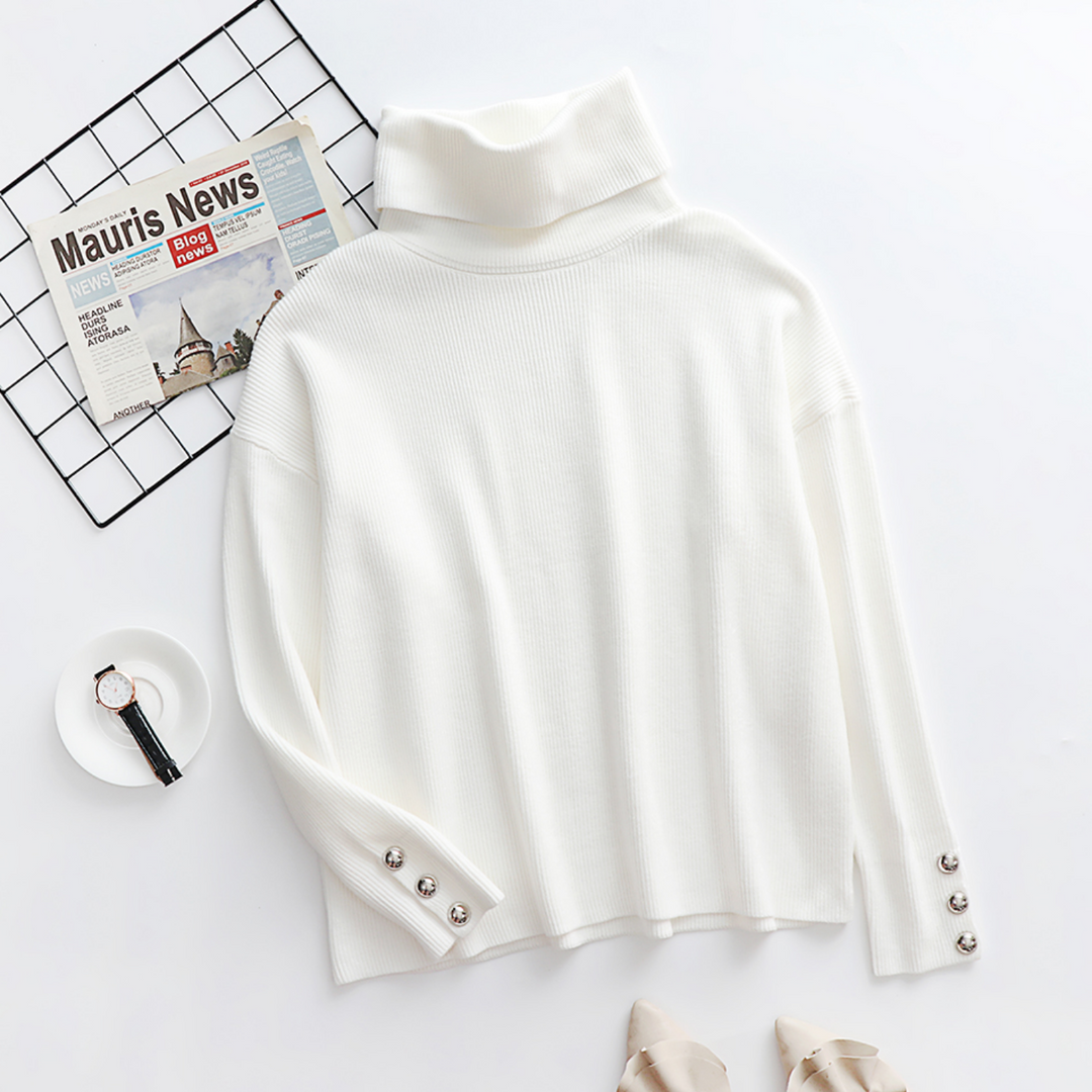 Levoire | Pull À Col Roulé Élégant