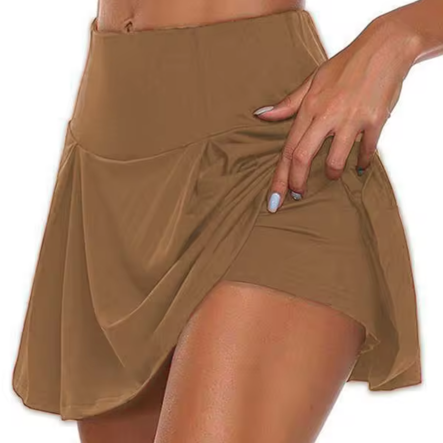 Levoire | Jupe Sportive Taille Haute Khaki