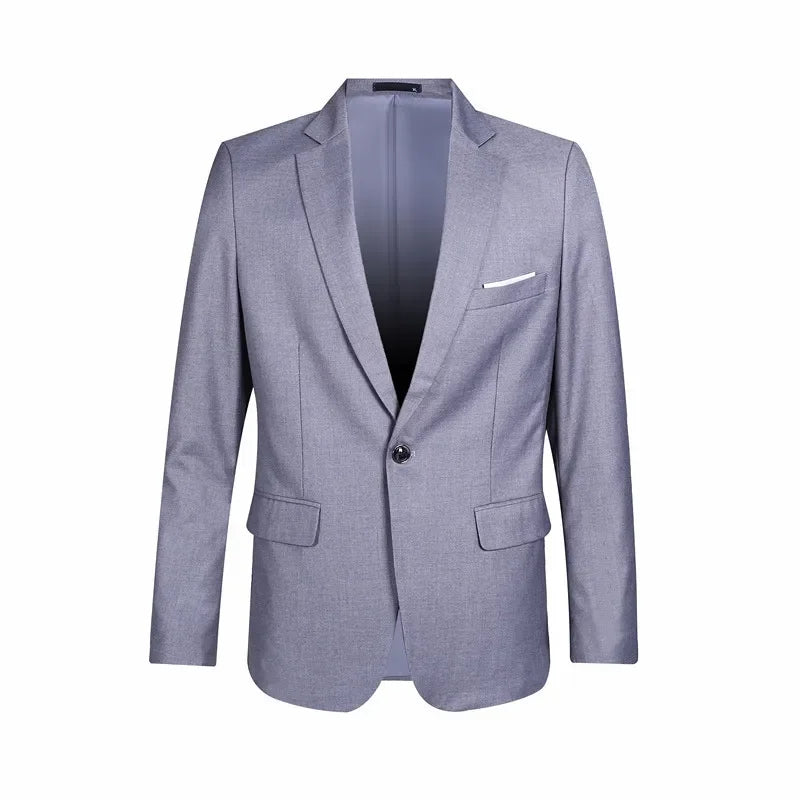 Levoire | Blazer Slim Fit Élégant pour Hommes Gris