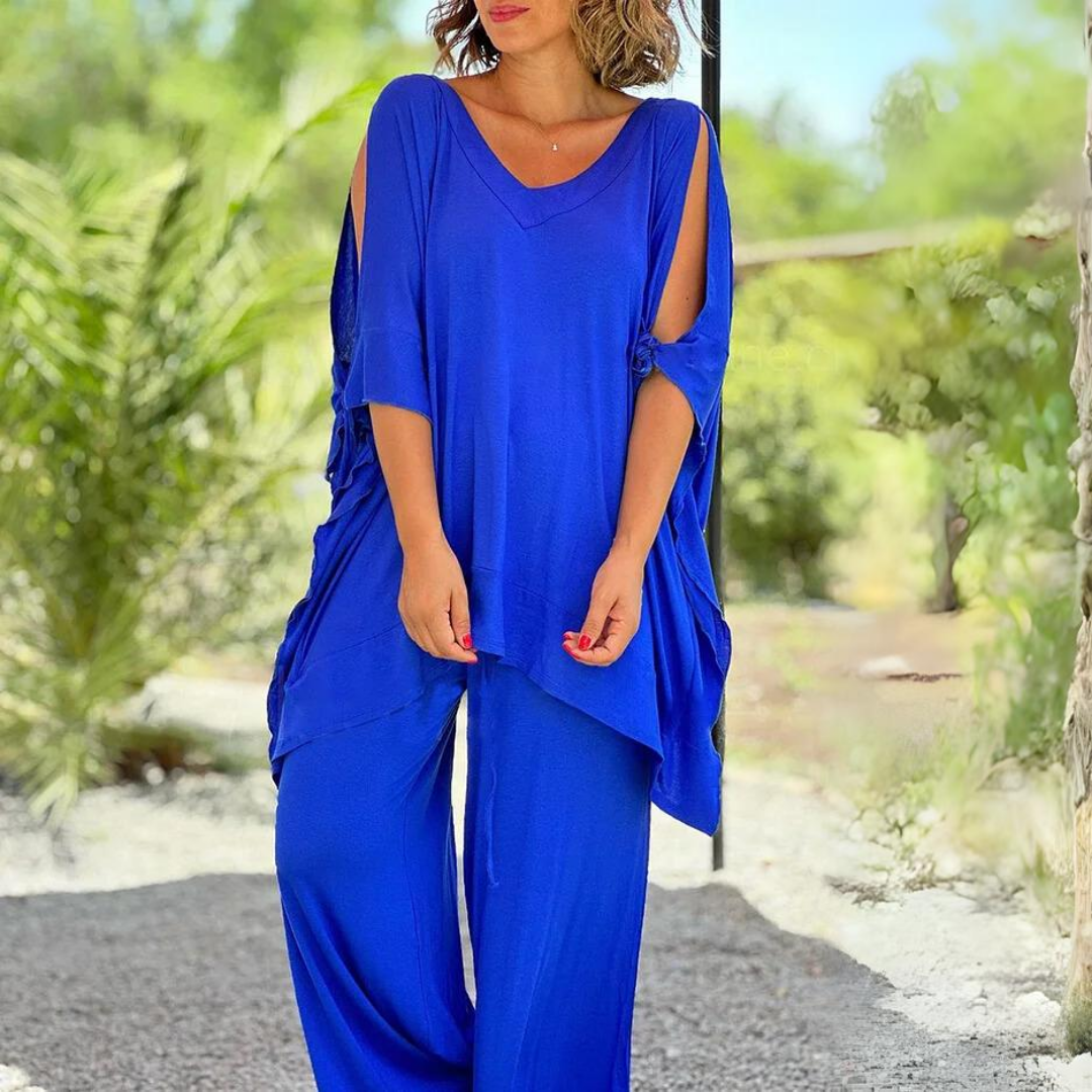 Levoire | Combinaison Décontractée Pour Femmes Pour Tous Les Jours Bleu