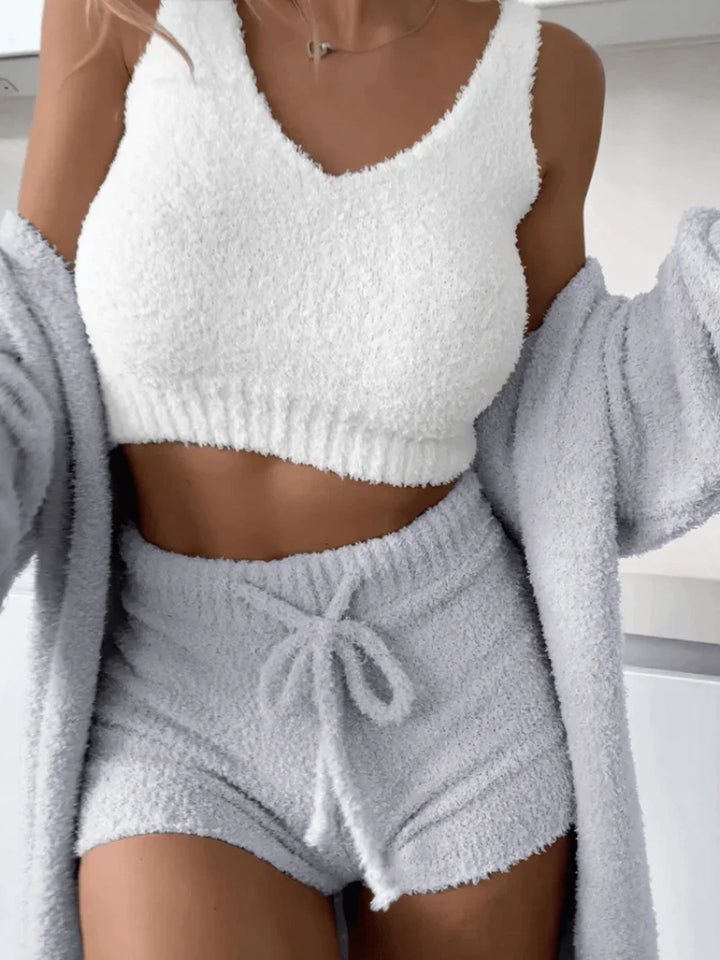 Levoire | Ensemble Confort Lux Gilet, Soutien-Gorge, Shorts, Pantalons Et Chaussettes