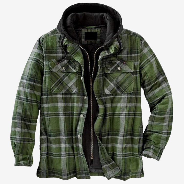 Levoire | Veste En Flanelle Vert