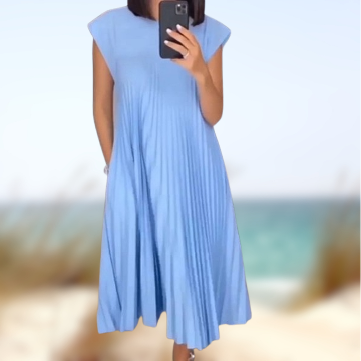 Levoire | Robe d'été plissée Celeste