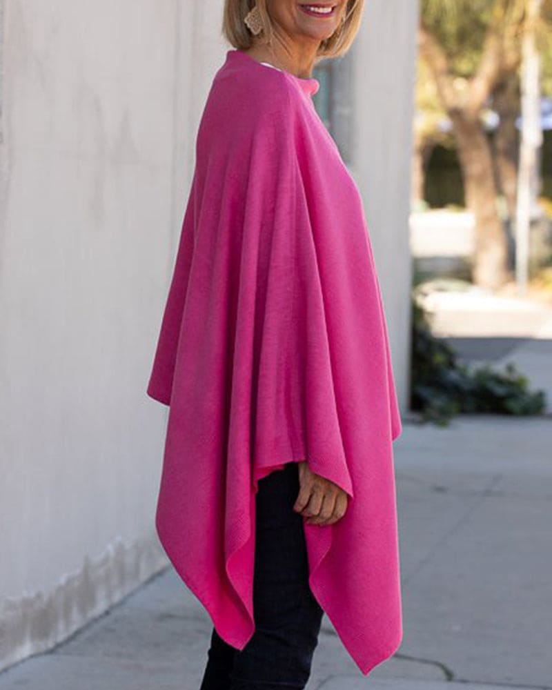 Levoire | Poncho Fuchsia