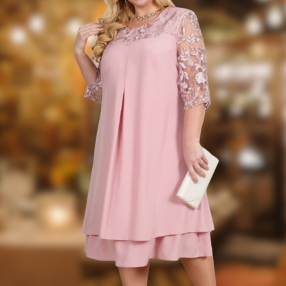 Levoire | Robe élégante brodée Rosa