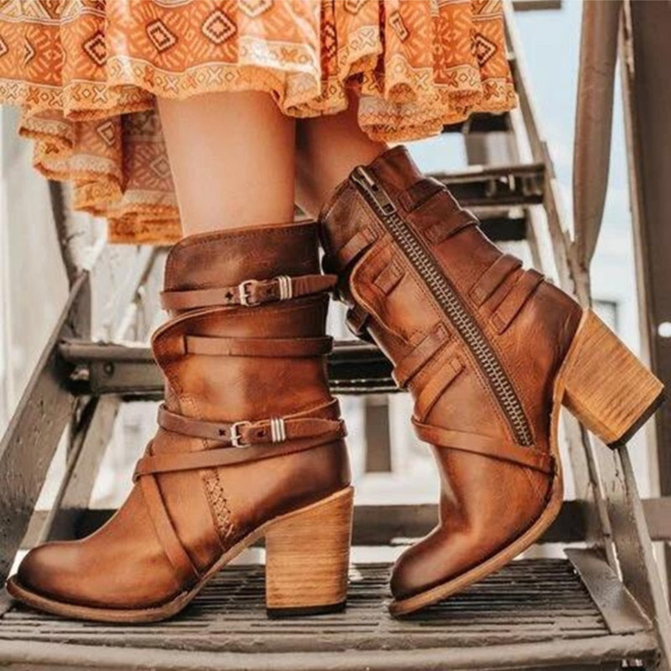 Levoire | Chic Bottes FR Femmes Marron foncé