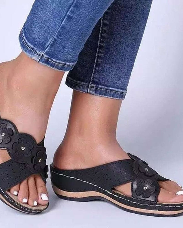 Levoire | Chaussons À Talons Compensés Confortables