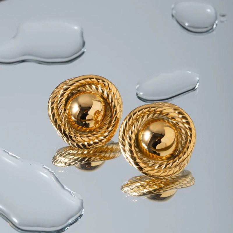 Levoire | Boucles D'Oreilles En Or Luxueuses Arianna Or 23 mm