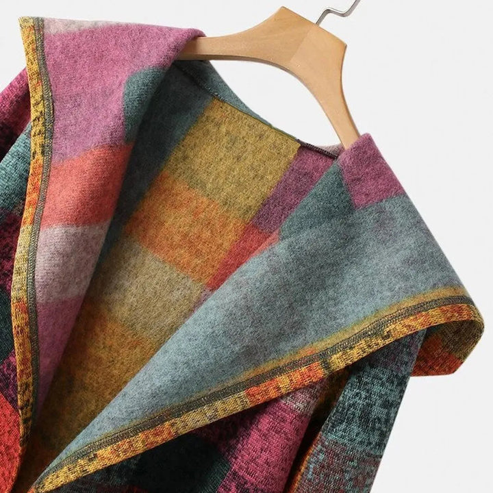 Levoire | Manteau À Capuche À Carreaux