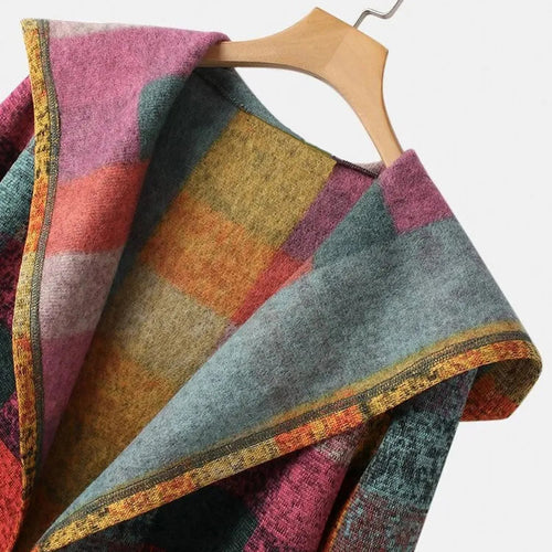 Levoire | Manteau À Capuche À Carreaux