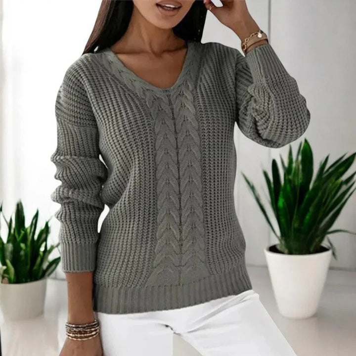 Levoire | Pull Tricot Femme Gris