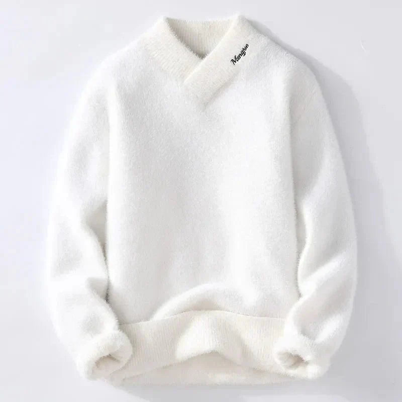 Levoire | Pull chauffant pour hommes Blanc